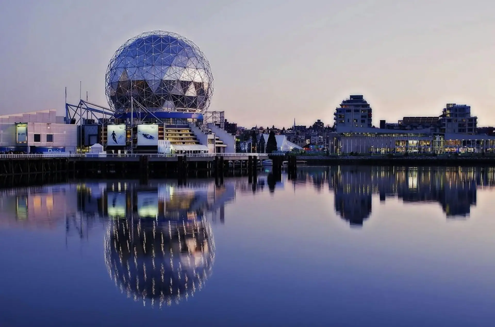 Vertex Foreign Consultancy: Premier Canada visit visa services with assistance for iconic glass round building tours and study abroad programs.